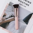 thumbnail image 2 of Miangastore 2pcs Flat Makeup Brush Set Black for Women Makeup Application, 2 of 9