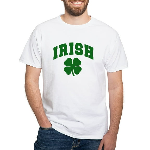 CafePress - Irish White T Shirt - Men's Classic T-Shirts