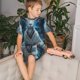 thumbnail image 4 of Fotbe Forest Meditating Goat Pijama Estampada de 2 Piezas para Niños – Ropa de Dormir de Manga Corta Cómoda para Niños y Niñas, Camiseta y Shorts de Algodón-Small, 4 of 6