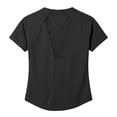 thumbnail image 6 of oqasdz T Shirts for Women Short Sleeve Crewneck Mesh Quick Drying Slim Fit Athletic Workout Shirts Breathable Summer Yoga Tee Top T-Shirts,Black,S, 6 of 7