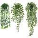 thumbnail image 1 of Plantas Colgantes Artificiales de plástico, Paquete de 3 Piezas, eucalipto, vainas de Guisantes y Datura, para Sala, Dormitorio, baño, Oficina y Exteriores, 1 of 4