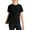 S07'Black, variant on Tshirt for Girls Casual Quick Dry Crewneck T Shirts 2025 Summer Black Shirt Plain Short Sleeve T Shirt,Black 5-6 Years