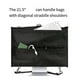 thumbnail image 4 of Desktop Computer Dust Cover Travel Carrying Bag for Screen 21.5-In,All-In-One Nylon Handle Protective Case, 4 of 5