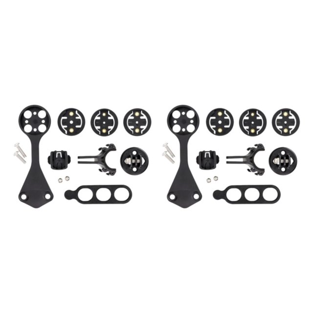Baohd Versatile Out Front Mount for Bike Computer Reliable and Sturdy Stem Holder Plastic Length 120mm 2Set