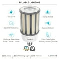 thumbnail image 6 of Luxrite 80W/100W/120W LED Corn Light Bulb, 400W HID Equivalent, 3 Color Selectable, Up to 17500 Lumens, E39 Base, 6 of 7