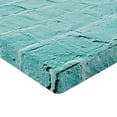 thumbnail image 2 of Ambesonne Mint Fitted Sheet, Brick Old Wall Vibrant, Twin XL Size, Turquoise, 2 of 3
