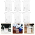 thumbnail image 2 of 6pcs Glass Measuring Beakers Chemistry Glass Beakers Laboratory Beakers Glassware, 2 of 9