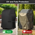 thumbnail image 5 of Grill Cover, 40-inch Heavy Duty 300D Oxford Waterproof Windproof UV Resistant BBQ Gas Cover for Outdoor Barbecue Fit Most Brands , Brinkmann, Char Broil, Holland, 5 of 5