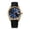 Blue, variant on Luxury Half Iced Out Moissanite Watch, Rubber Strap Automatic Mechanical Wristwatch with Miyota 8215 Movemen