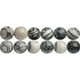 thumbnail image 1 of SKYBEADS Cuentas de jaspe Picasso natural veteado negro para hacer joyas 6 mm de longitud 38-40 cm aproximadamente 60 piezas, 1 of 5