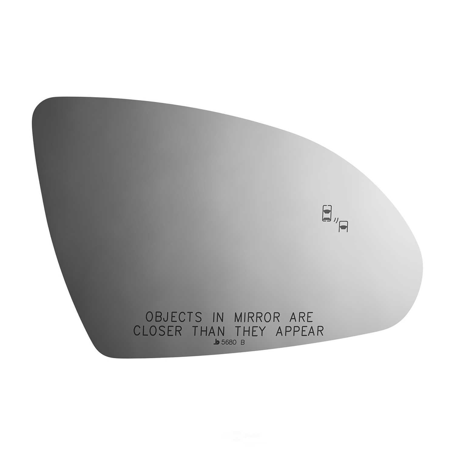 Burco Side View Mirror Replacement Glass - Clear Glass - 5680B