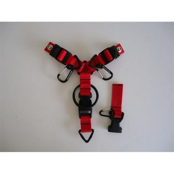 SnapHookz Golf SHKZ2 Golf Accessory Hanger, Red