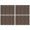 Boho Brown Geometric, variant on Boho Multicolor Geometric Ethnic Pattern Summer Placemats Table Placemats Set Of 4-Linen Kitchen Washable Placemats Table Mats 11.8"x17.7" Non-Slip Heat Resistant