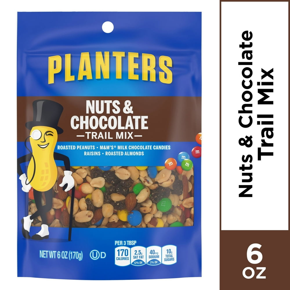 Planters Nuts & Chocolate M&M's Trail Mix, 6 oz Pouch