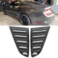 thumbnail image 4 of Side Window Louver Side Vent Window Scoop Louver Window Louver Cover Vehicle Accessory 2pcs Auto Black Side Window Louver Windshield Sun Shade Cover Fit For   2015-2020, 4 of 8