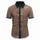 thumbnail image 1 of pstuiky camisetas de manga corta para hombre, Camiseta deportiva informal de manga corta con solapa para hombre ropa de hombre m, 1 of 8