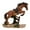 Brown, variant on Horse Statue Resin Figurine Creative Ornament Gift Sturdy Material for Shelf Office Bedroom Decor
