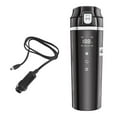 thumbnail image 4 of Hervidor de agua para coche de 12V/24V, inteligente, taza de calefacción para coche, hervidor de agua caliente para calentar agua, leche calentada, Negro, 4 of 8