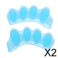thumbnail image 1 of Separadores de dedos de silicona Salvador para pedicura paquete de 2-6 unidades 1 par 2 piezas, 1 of 10