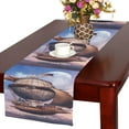thumbnail image 1 of BSDHOME Fantasy Flying Aircraft And The Moon Cotton Linen Table Runner 14x72 Inches, 1 of 4