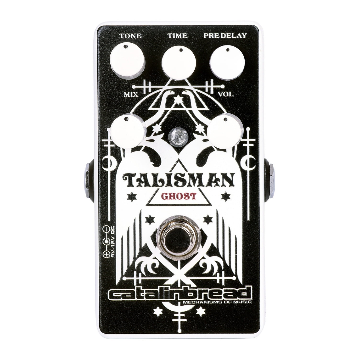 Catalinbread Talisman Ghost Reverb Pedal with Dual EMT 140 Plate Simulation, Lightweight Construction, and 5 Controls