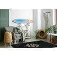 thumbnail image 4 of Simply Daisy 4' x 6' Compass Nautical Chenille Rug, Shark Blue, 4 of 4