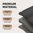 thumbnail image 5 of KOKHUB Kitchen Mat,1/2 Inch Thick Cushioned Anti Fatigue Waterproof Kitchen Rug, Comfort Standing Desk Mat, Doormat Kitchen Floor Mat Non-Skid & Washable for Home, Office, Sink,17.3"x28"- Black, 5 of 7