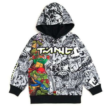 

Teenage Mutant Ninja Turtles Donatello Raphael Leonardo Fleece Athletic Pullover Hoodie Toddler to Big Kid