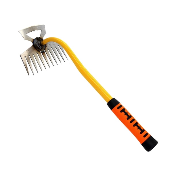 Desbrozadora manual manual Cultivar Plantar deshierbador Herramienta de mano Cultivador agrícola Aflojar el suelo Desmalezador para jardinería kusrkot extractor de malas hierbas