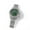 Green Dial, variant on Mens White Gold Finish Simulated Diamond Bling Stainless Steel Iced Out Hip Hop Roman Numeral Custom Luxury Waterproof Quartz Watch 42mm