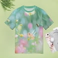 thumbnail image 4 of Bees Collect Honey Women's Short Sleeve Tops Casual Blouses T Shirt, 4 of 6