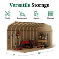thumbnail image 6 of Little Cottage Co. 8x16 Value Gambrel Barn with 6 ft. Sidewalls, Outdoor Wood Storage Shed Do-It-Yourself Precut Kit, 6 of 13
