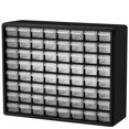thumbnail image 1 of Akro-Mils 10164, 64 Drawer Plastic Parts Storage Hardware and Craft Cabinet, 20-Inch W x 6-Inch D x 16-Inch H, Black, 1 of 4