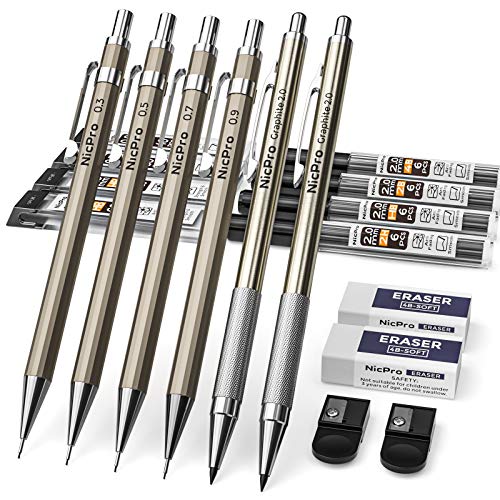 6 pcs 0.5mm Mechanical Pencils With 6 Pack HB Pencil Leads for Writing Draft Drawing Sketch Architecture Ipienlee Cherry Mechanical Pencil Set with Lead 6 pcs 0.5mm Mechanical Pencils With 6 Pack HB Pencil Leads for Writing Draft Drawing Sketch Architecture Ipienlee Cherry Mechanical Pencil Set with Lead