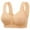 Beige, variant on GDREDA Machine Washable Bra Women's Comfortable And Sexy Transparent Shoulder Strap Cordless Backless Spongeless With Convertible Shoulder Straps Rose Gold,48