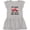 AC-Heather Grey, variant on Inktastic Firefighter Daddy Plays with Trucks Girls Toddler Dress