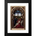 thumbnail image 2 of Rogier Van Der Weyden 13x18 Black Modern Framed Museum Art Print Titled - The Altar of Our Lady (Miraflores Altar) (circa 1440), 2 of 5