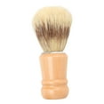 thumbnail image 2 of Cepillo de afeitar para barba con mango de madera, ligero y suave, ideal para salón y hogar., 2 of 14