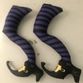 thumbnail image 5 of Fnochy Halloween Decorations Novelty Witch's Legs for Doors or Cars, Halloween Decor Witch Leg Stakes Set Of Two Yard Halloween Decor Wall Art Hanging for Party Props Door Garden Decor, 5 of 5