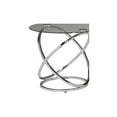 thumbnail image 5 of Pemberly Row 3 Piece Glass Top Coffee Table Set in Chrome, 5 of 6