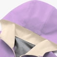 thumbnail image 4 of Kids Lightweight Raincoats Waterproof Jacket with Hooded Breathable Windbreaker Full-Zip for Boys Girls Outdoor Sports, 4 of 7