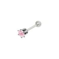thumbnail image 4 of Ear Cartilage Barbell with Square Press Fit Cubic Zirconia 16G Tragus Rook - Sold Individually, 4 of 10