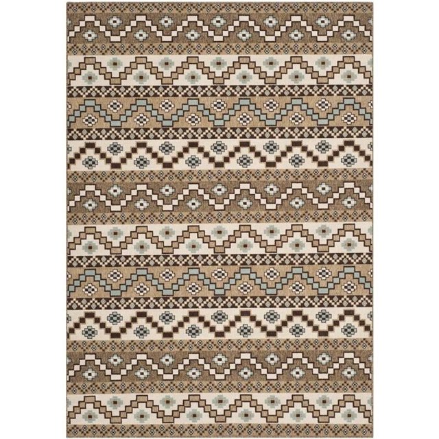 Safavieh Veranda Creme Indoor Outdoor Rug - 8' x 11'2"