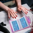 thumbnail image 4 of Nail Art Stamping Holder Rectangle Nail Stamping Plate Bag 20 Slots Bag, 4 of 9