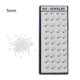 thumbnail image 5 of Pendientes de bola redonda YONGSHENG Plata 3 mm, 5 of 5