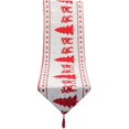 thumbnail image 1 of Christmas Table Runner Santa Red Table Runner Christmas Holiday Tablecloth Santa Claus Table Cover Xmas Plaid Table Decoration, 1 of 2