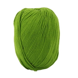 Indoor Women Scarf DIY Handicraft Crochet Knitting Weaving Yarn Army Green  50g 