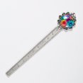 thumbnail image 5 of Tie-dye Silver Lace-Edged Bookmark: Elegant Book Accessory for Readers and Book Lovers, 5 of 5