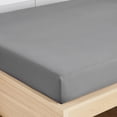 thumbnail image 4 of Sábana bajera ajustable Sweet Home Collection Twin Grey de microfibra, 4 of 5