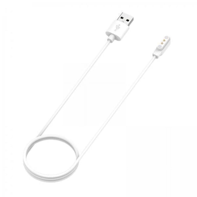 Bunblic 2x3.3ft Smart Watch Charger for Noise ,Fast And Safe 1 Meter White , White, 2 Pcs